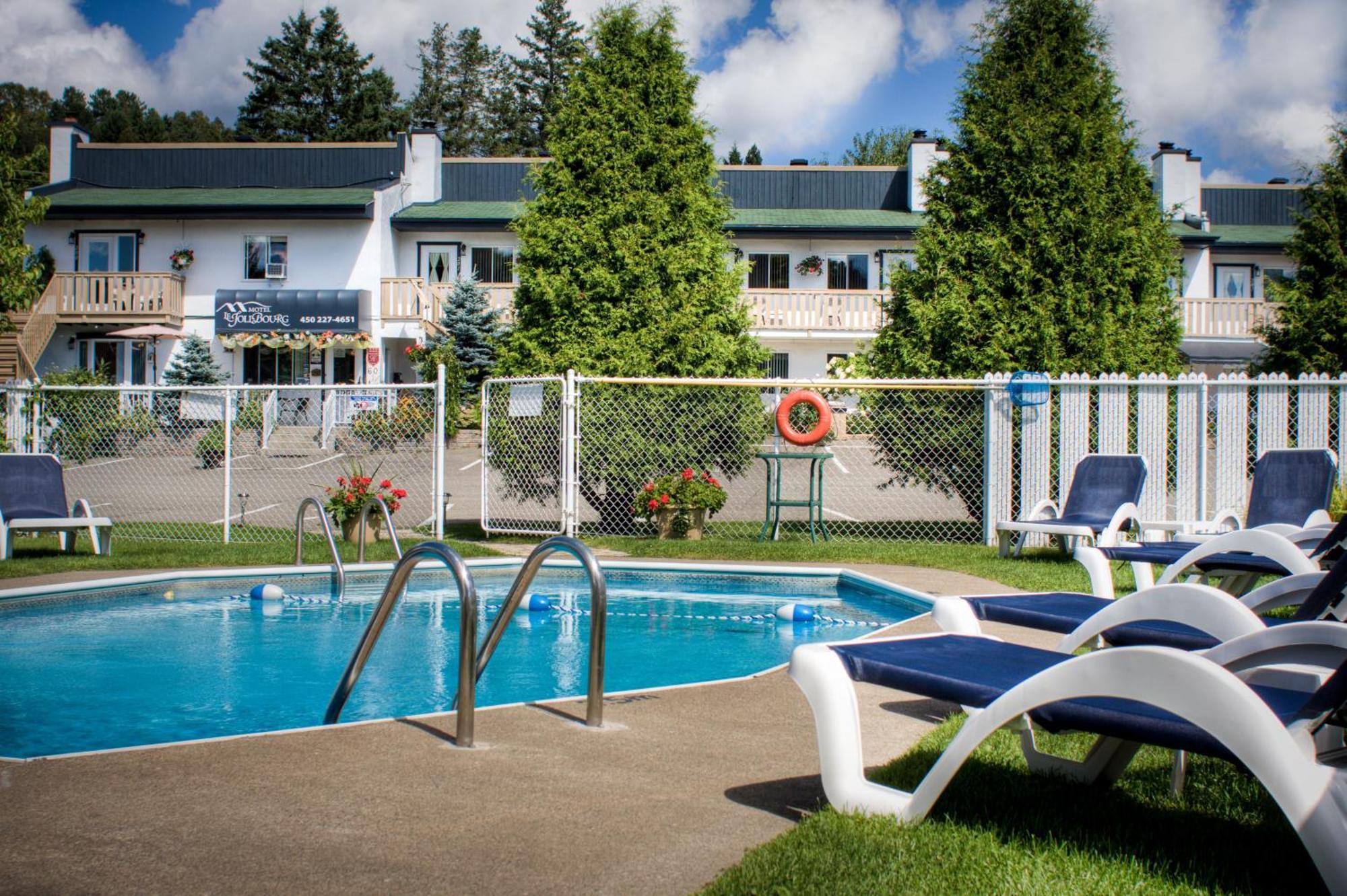 Motel Le Jolibourg Saint-Sauveur-des-Monts Exterior foto